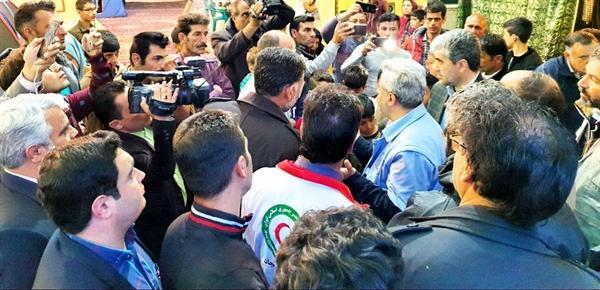 بازدید میدانی رئیس ستاد مرکزی خدمات سفر از نحوه اسکان اضطراری مسافران نوروزی استان فارس