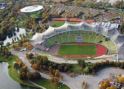 ورزشگاه المپیک مونیخ، محلی برای تماشای مهمترین بازی های فوتبال